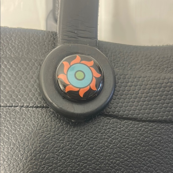 Black Handbag with Unique Design sol tote rubber - Picture 4 of 4